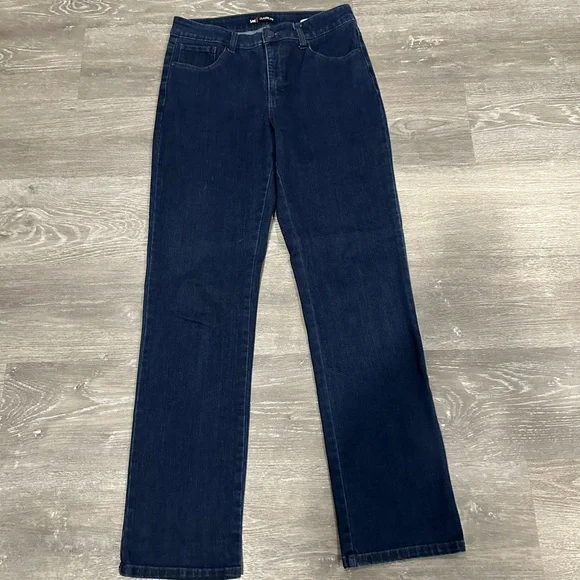 Women’s Lee Classic Fit Navy Blue Denim Jeans with Embroidered Pockets, Size 10. - Picture 14 of 14